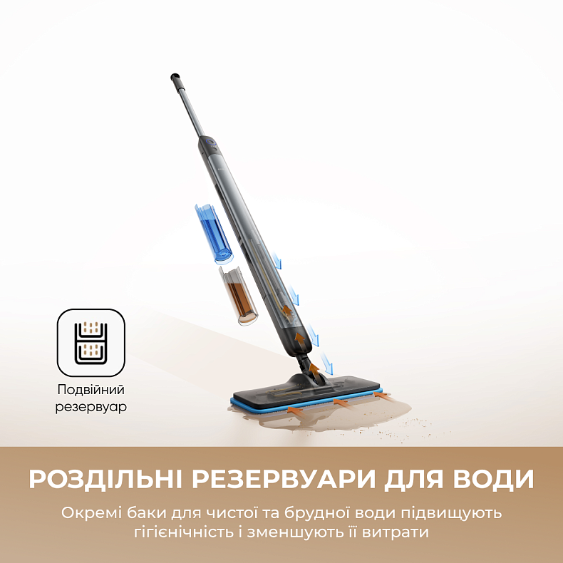 Электрическая швабра Dreame MIRA MOP 10 Black