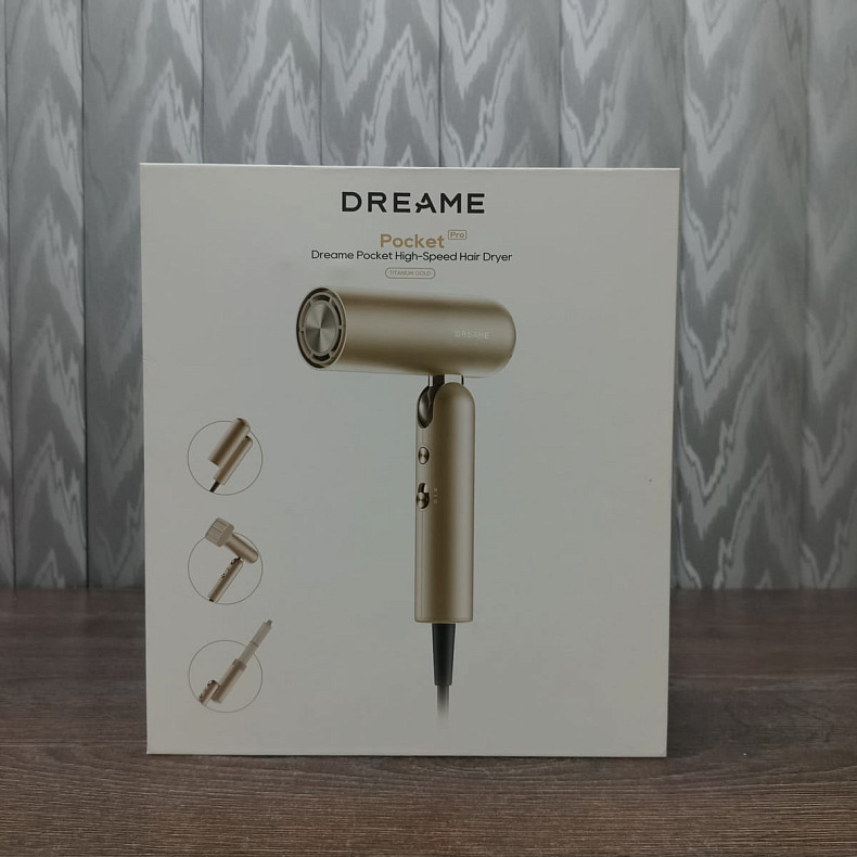 Фен-стайлер Dreame Pocket Pro TitaniumGold  - Уцінка