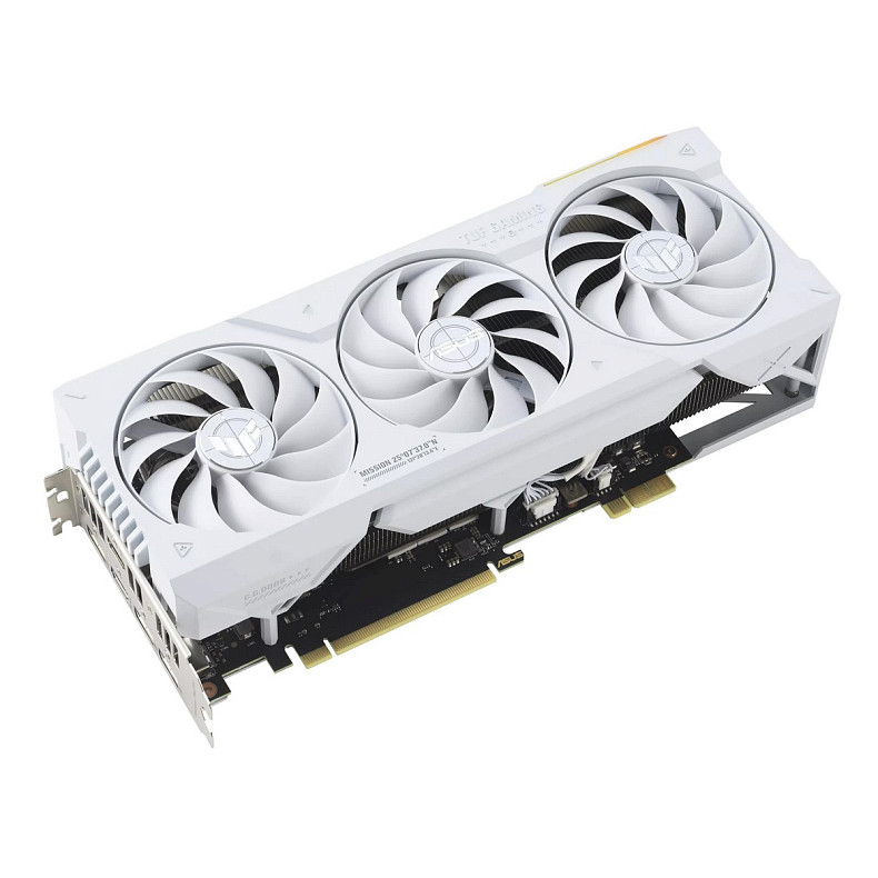 Відеокарта ASUS GeForce RTX 4070 Ti SUPER 16GB GDDR6X OC білий TUF-RTX4070TIS-O16G-BTF-WHITE прихова