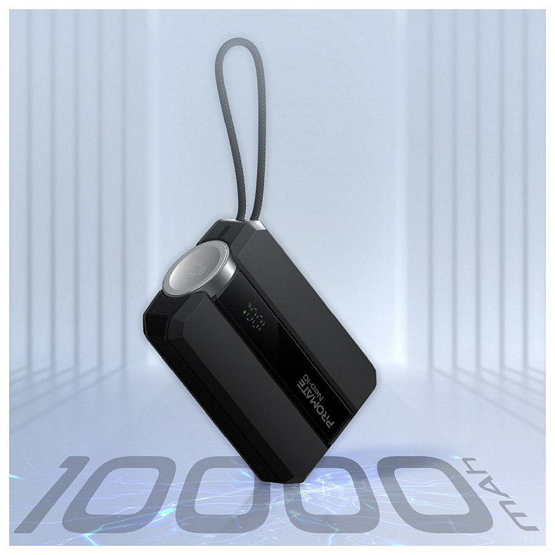 Универсальная мобильная батарея Promate Neo-10 10000mAh 30W Black (neo-10.black)