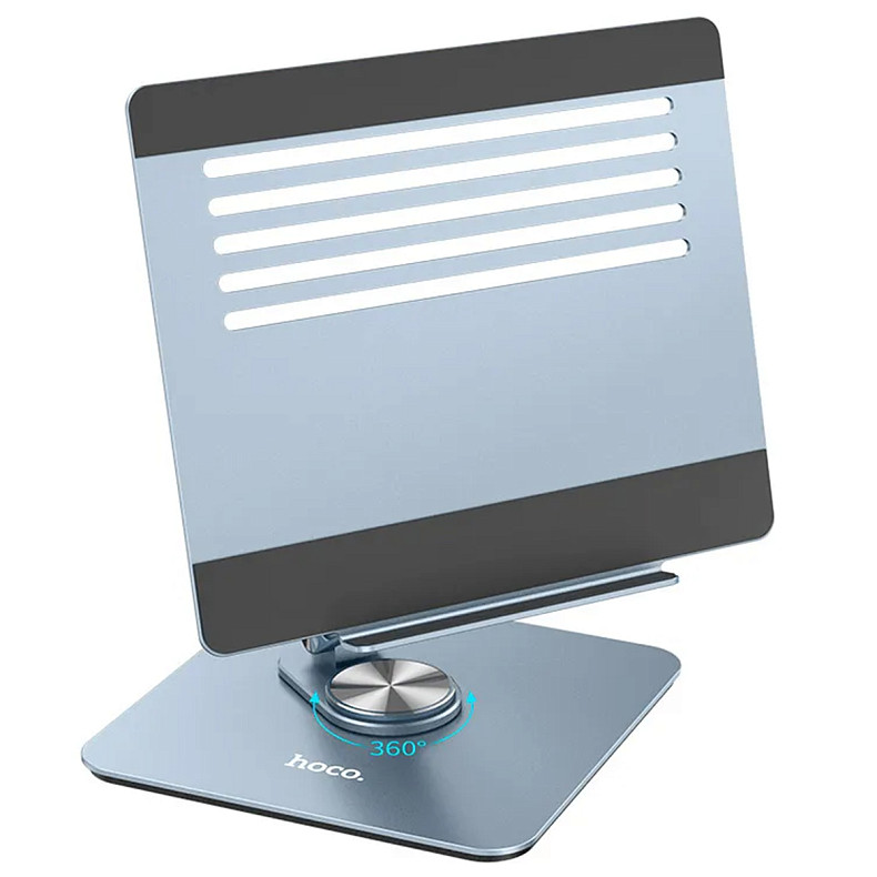 Подставка для ноутбука HOCO PH52 Plus Might Metal Rotating Laptop Holder Metal Gray