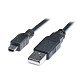 Кабель REAL-EL USB - mini USB V 2.0 (M/M), 1.8 м, черный (EL123500006)