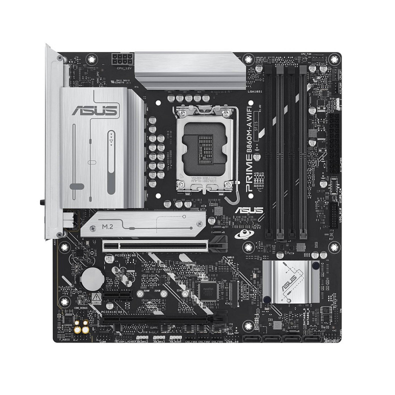 Материнcька плата ASUS PRIME B860M-A WIFI s1851 B860 4xDDR5 M.2 DP HDMI Wi-Fi BT mATX