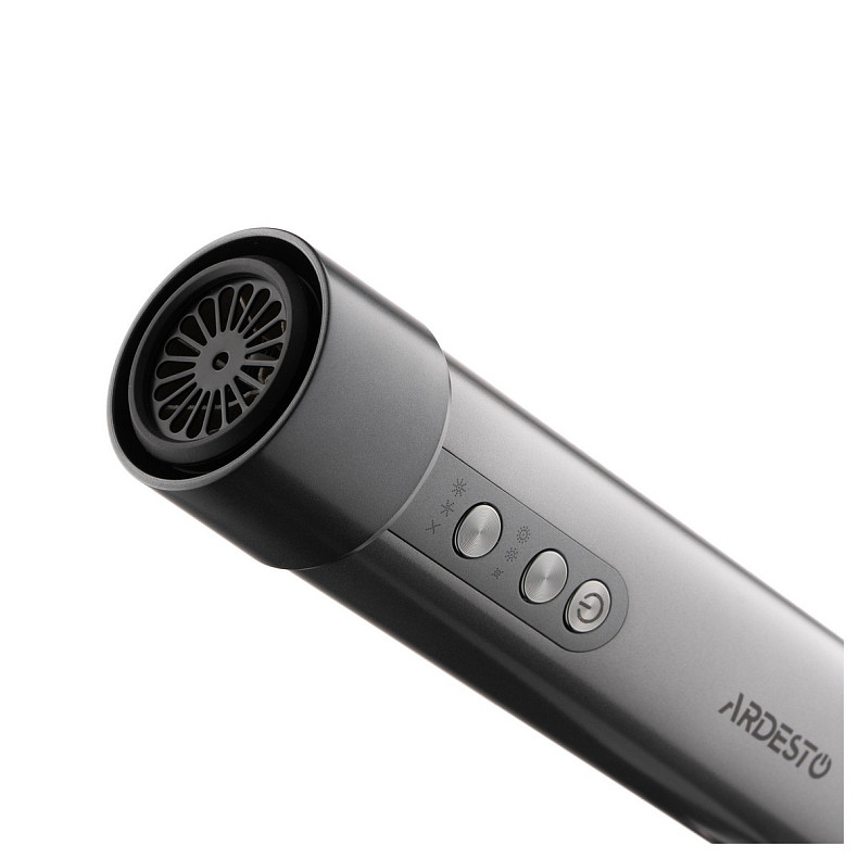 Стайлер Ardesto Stein, 1200-1400Вт, 3 швидкості, 3 темп.режими, іонизація, сірий