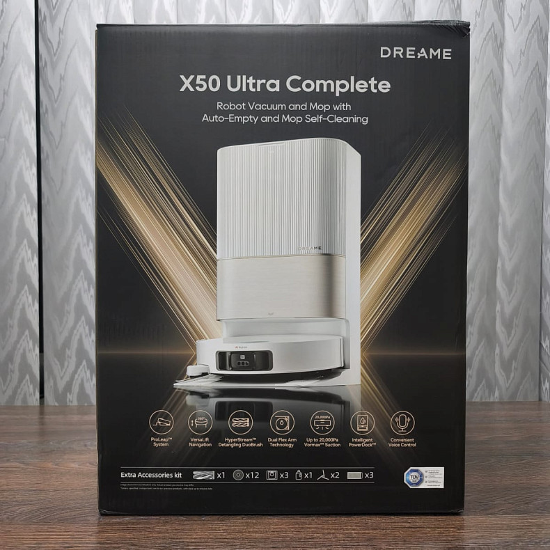 Робот-пылесос моющий Dreame X50 Ultra Complete White  -  Уценка