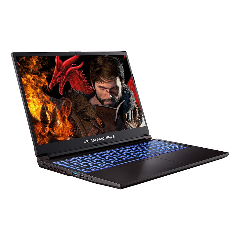 Ноутбук Dream Machines RG2050-15 15.6FHD IPS, Intel i7-13620H, 32GB, F1TB, NVD2050-4, DOS, черный