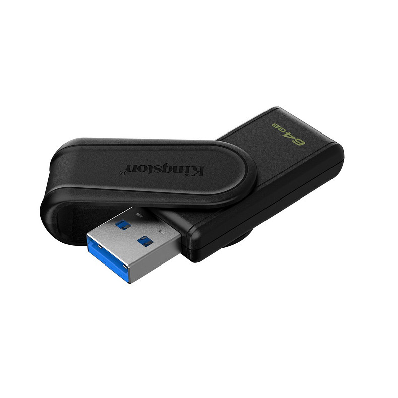 Флеш-накопичувач Kingston DataTraveler Exodia S USB 3.2 64GB Black (DTXS/64GB)