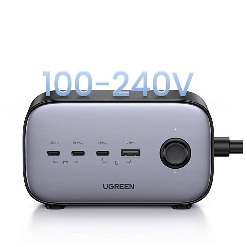 Зарядний пристрій 4xUSB 100W Nexode Pro (3хUSB-C+USB-A) CD270 Ugreen