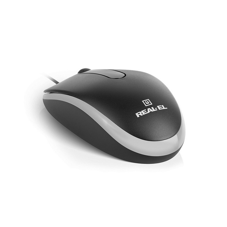 Миша REAL-EL RM-215 Black (EL123200037)