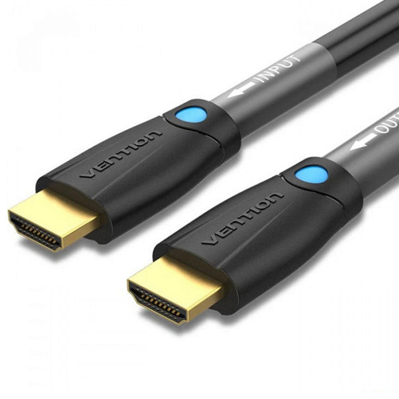 Кабель HDMI M - M,10.0 м, V2.0, Engineering 4K 60Гц 18Gbps HD 7.1  PVC Black Vention