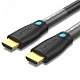 Кабель HDMI M - M,10.0 м, V2.0, Engineering 4K 60Гц 18Gbps HD 7.1  PVC Black Vention