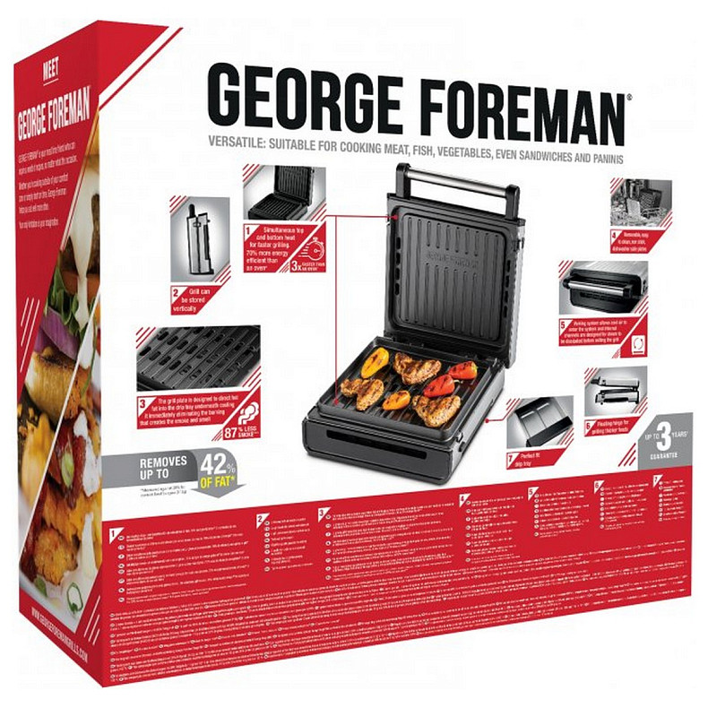 Гриль George Foreman 28000-56 Smokeless Grill