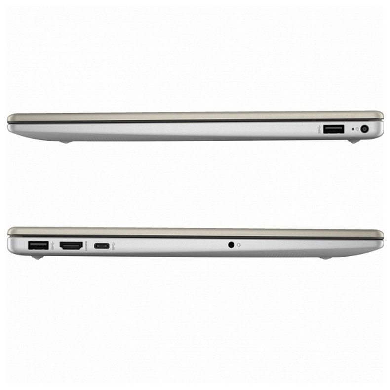 Ноутбук HP 15-fd0189ua 15.6" FHD IPS AG, Intel 5-120U, 16GB, F512GB, UMA, DOS, золотистий