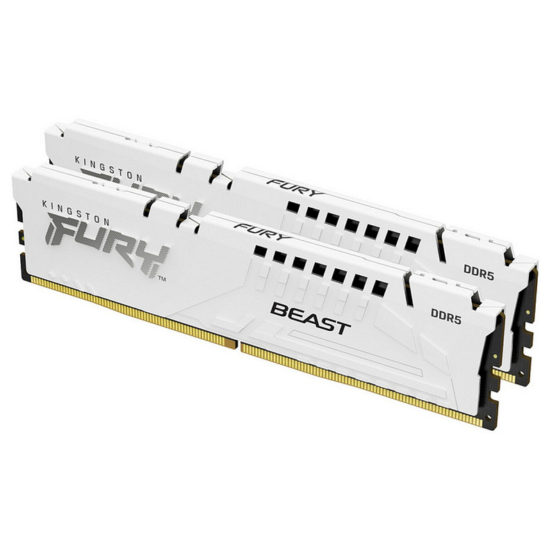 ОЗП DDR5 2х16GB/6400 Kingston Fury Beast White (KF564C32BWEK2-32)