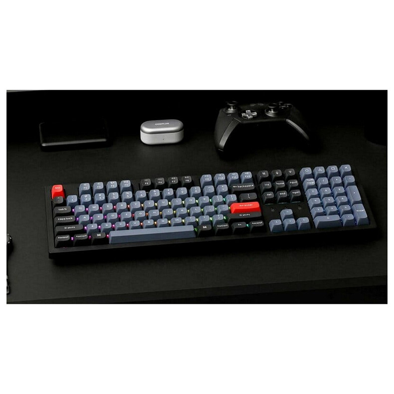 Клавіатура Keychron K10 Pro 100Key K Pro Brown WL/BT/USB-A QMK EN/UKR RGB чорний