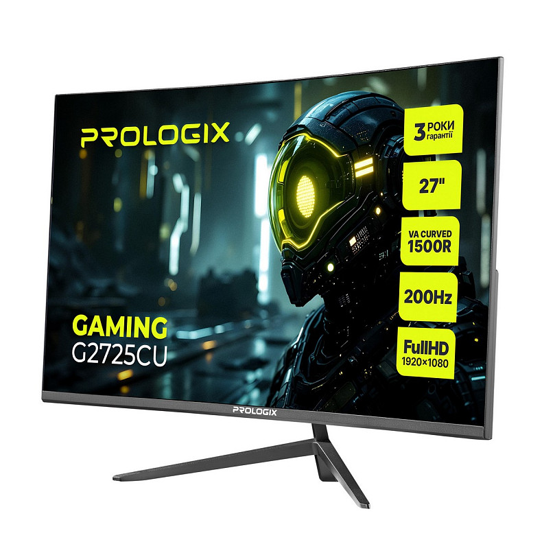 Монитор Prologix Gaming 27" G2725CU VA Black Curved 200Hz