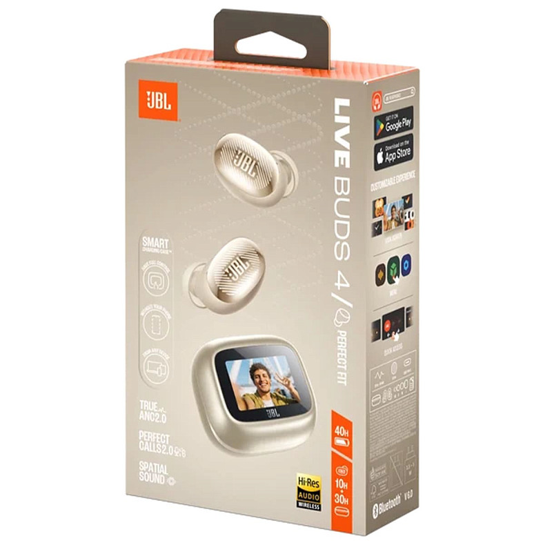 Наушники TWS JBL Live Buds 4 Champagne (JBLLIVEBUDS4CPG)