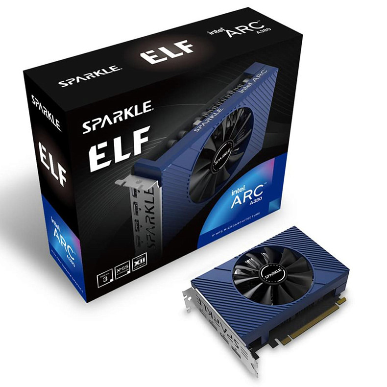 Видеокарта Sparkle ARC A380 6GB GDDR6 SA380E-6G