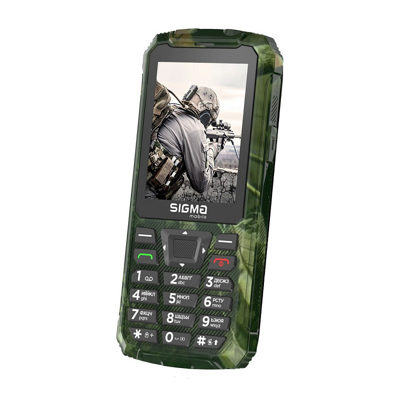 Мобильный телефон Sigma mobile X-treme PR68 Type-C Dual Sim Khaki (4827798122426)