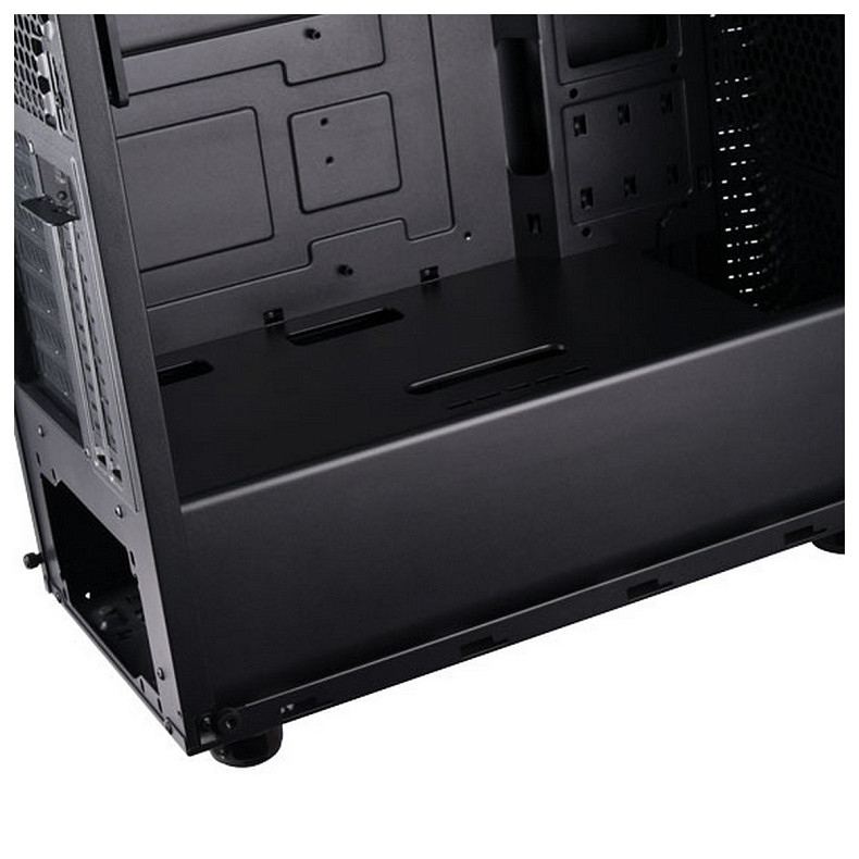 Корпус SilverStone PS14B-E, без БП, 2xUSB3.0, Steel Side Panel, ATX, Black