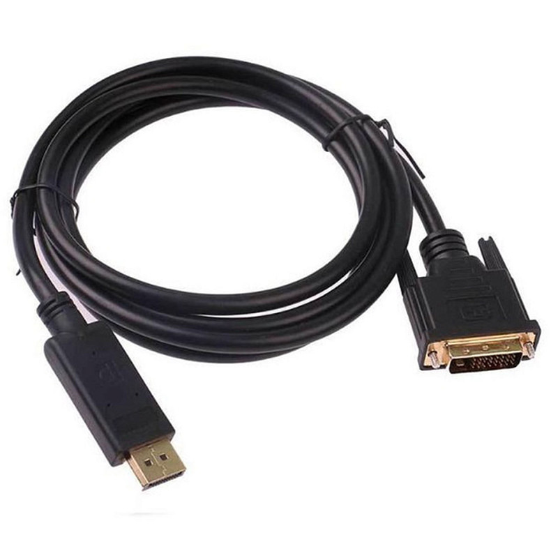 Кабель DisplayPort M - DVI-D 25 M, 1.8 м, чорний