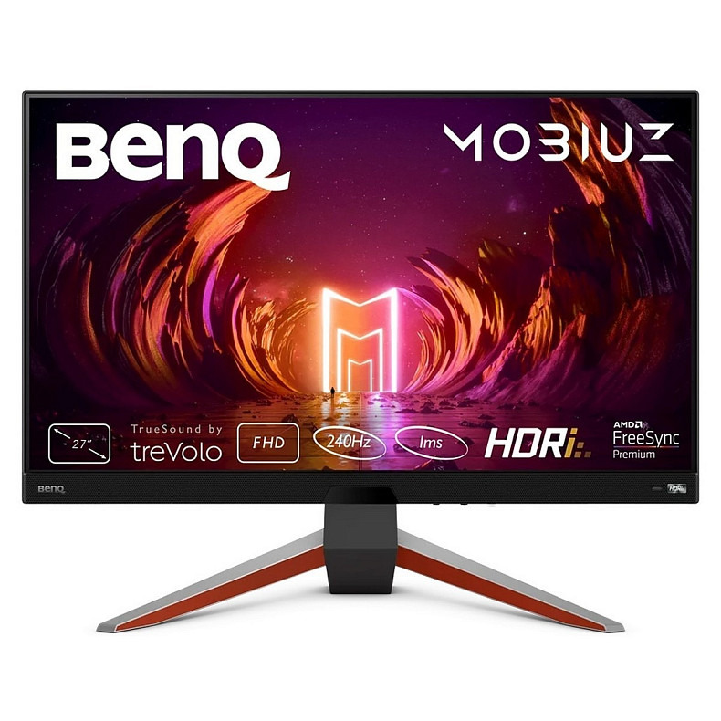 TFT 27" BenQ EX270M, IPS, FHD, 240 Гц, 1мс,  2xHDMI, DP, USB-hub, HAS, колонки, сірий металік