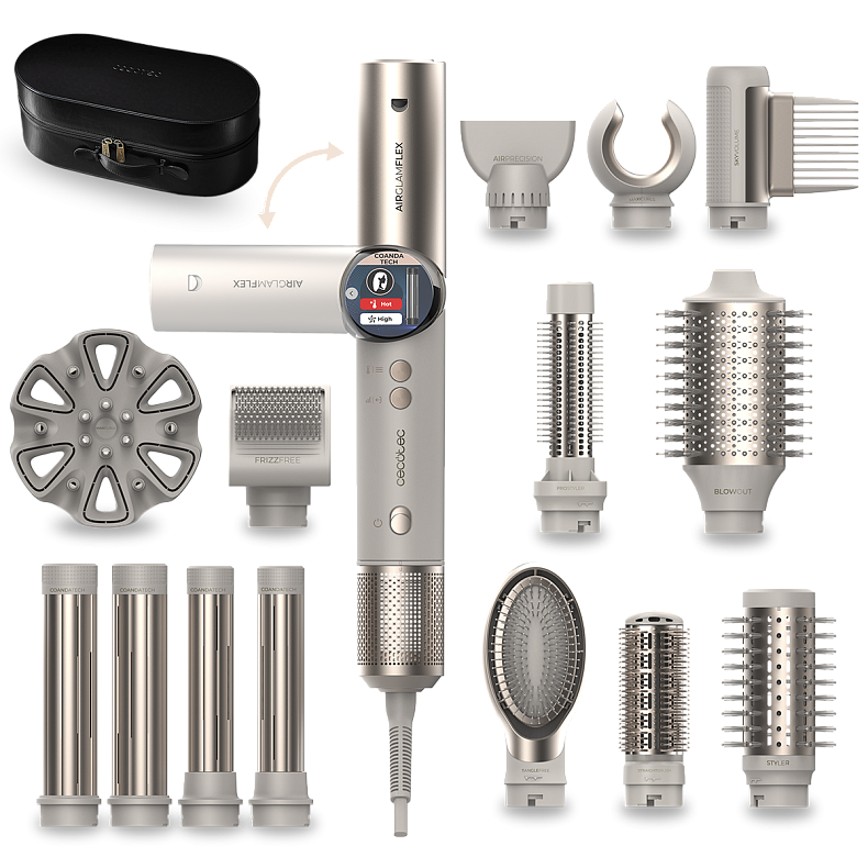 Стайлер CECOTEC AirGlam 14in1 Flex Champagne