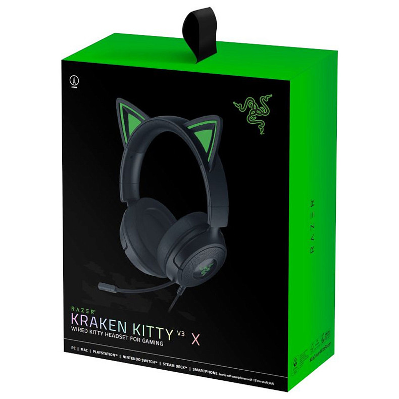 Гарнітура Razer Kraken Kitty V3 X Black (RZ04-05350200-R3M1)