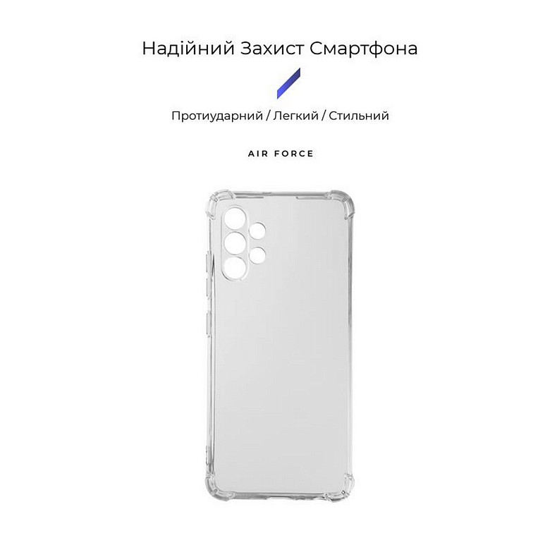 Чохол-накладка Armorstandart Air Force для Samsung Galaxy A32 SM-A325 Camera cover Transparent