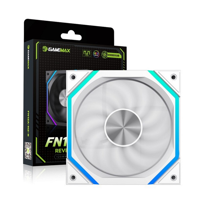 Вентилятор GameMax FN12A-N2-RW White