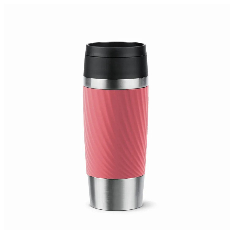 Термочашка Tefal Travel Mug Classic Twist, 0.36л, нержавеющая сталь, коралловый (N2024410)