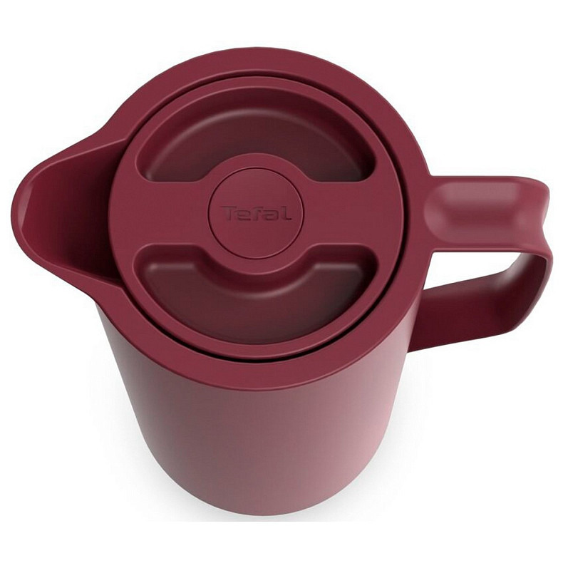 Термоглечик Tefal Motiva, 1л, пластик, стекло, бордовый (N4170210)