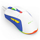 Мышь XTRIKE ME GM-227, игровая 3600dpi, 6кн, LED, белая