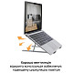 Подставка для ноутбука HiSmart LPS03-3 Aluminum Silver (HS082826)