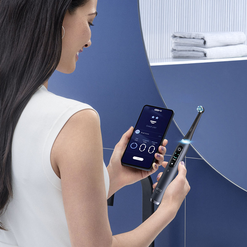 Зубные щетки Braun Oral-B iO Series 9 DUO iOM9d.2J2.2AD Розовая+Черная (2)