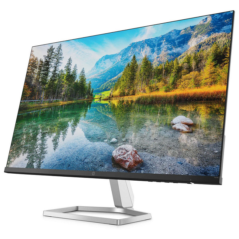 TFT 27" HP M27fe, IPS, 75Hz, VGA, 2xHDMI, чорно-сріблястий