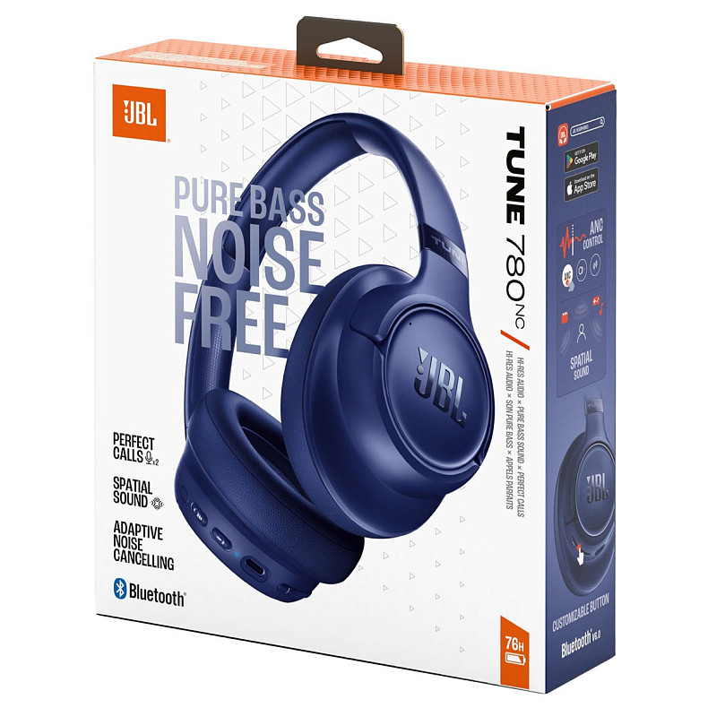 Наушники JBL Tune 780NC Blue (JBLT780NCBLU)