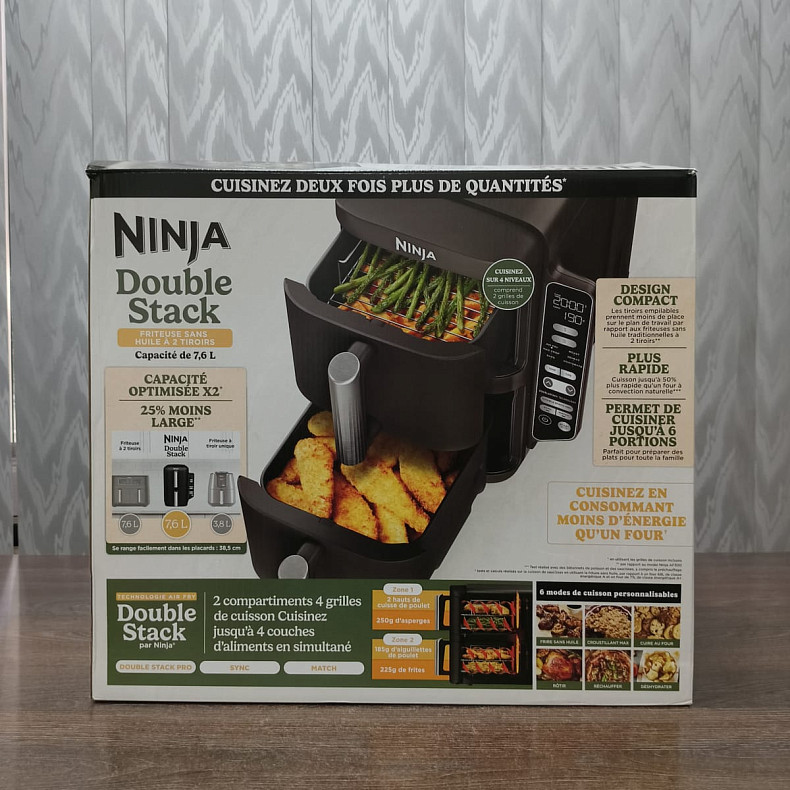 Мультипіч Ninja Double Stack 2-Level Air Fryer 7,6 л SL300EU - Уцінка