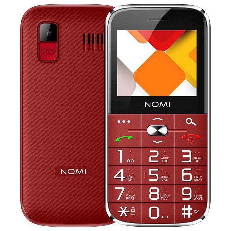 Мобильный телефон Nomi i220 Dual Sim Red