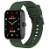 Смарт-годинник 2E Alpha SQ Music Edition 46мм, Чорно-зелений