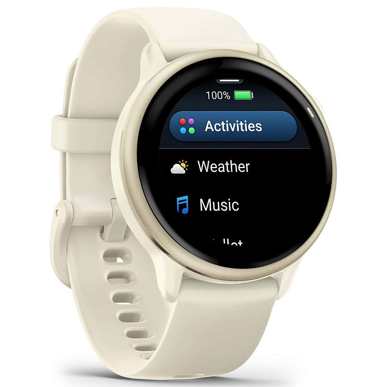 Спортивные часы Garmin Vivoactive 6 Lunar Gold with Bone Band