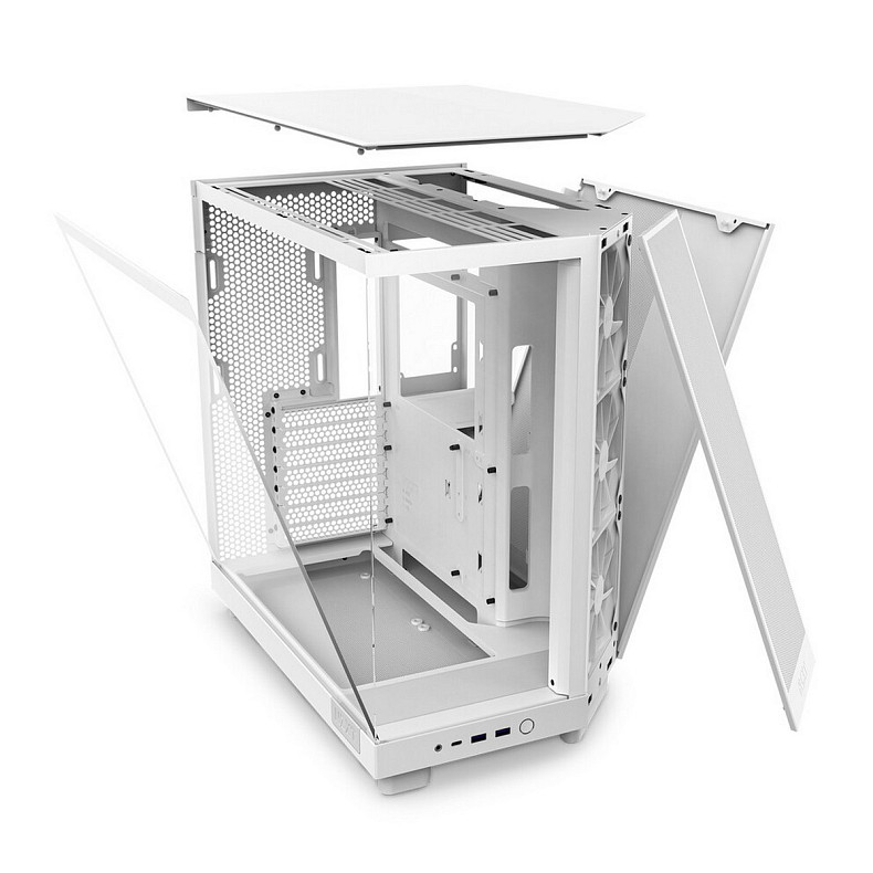 Корпус NZXT H6 Flow White (CC-H61FW-01) без БП