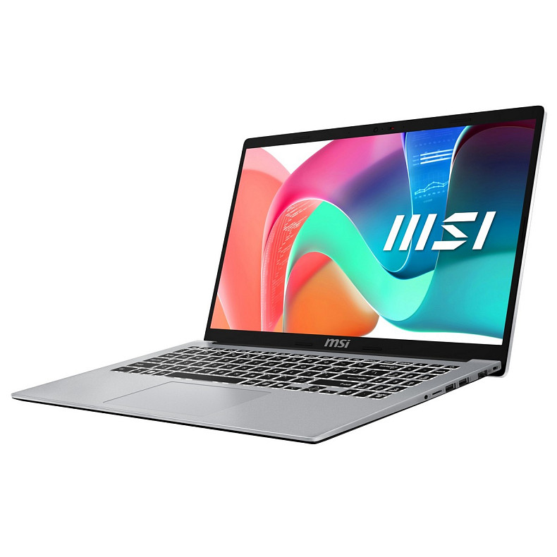 Ноутбук MSI Modern F13MG 15.6 FHD, Intel i3-1315U, 16GB, F512GB, DOS, серебристый