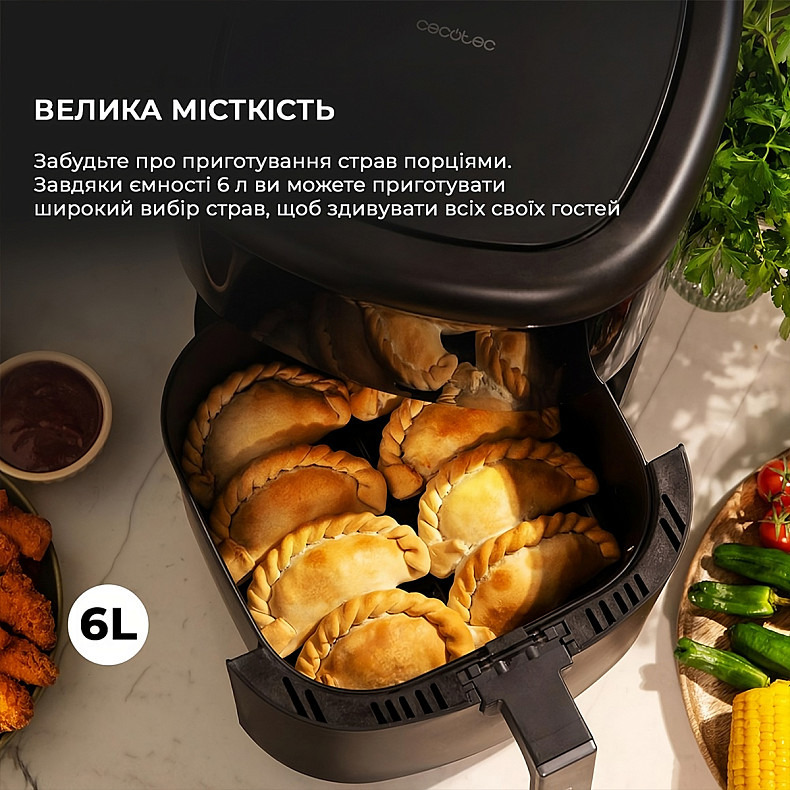 Мультипечь (аэрогриль-фритюрница) CECOTEC Cecofry Bombastik 6000