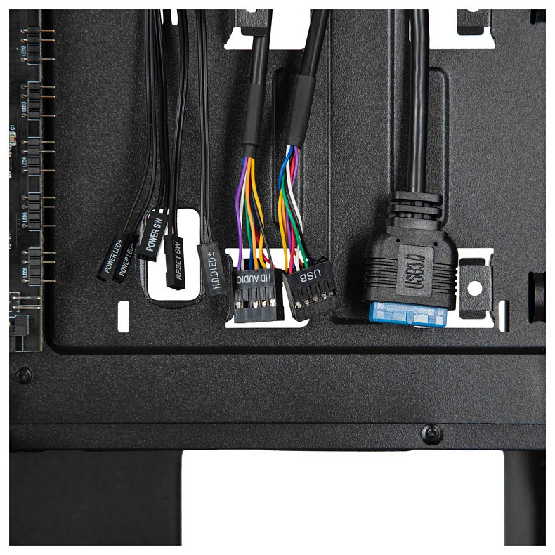 Корпус 2E GAMING Aruba G3313B, без БП 1xUSB3.0, 2xUSB2.0, 5x120мм ARGB, VGA 300мм, LCS ready, HUB, T