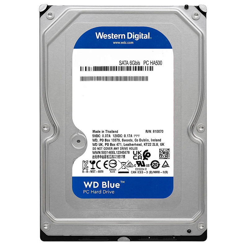 Жорсткий диск WD Blue 5400rpm 64MB (WD20EARZ) SATA 2.0TB