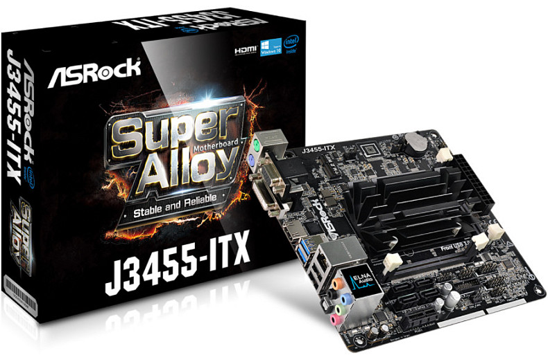 Материнская плата ASRock J3455-ITX