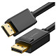 Кабель DisplayPort M - M V1.2 Cable 4K@60Hz; 2K@144Hz 2m DP102 чорний UGREEN