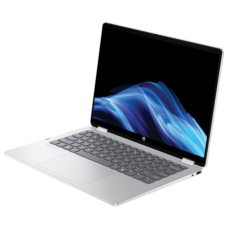 Ноутбук HP OmniBook 5 Flip x360 14" WUXGA IPS Touch, Intel 5-120U, 16GB, F1TB, UMA, DOS, сріблястий