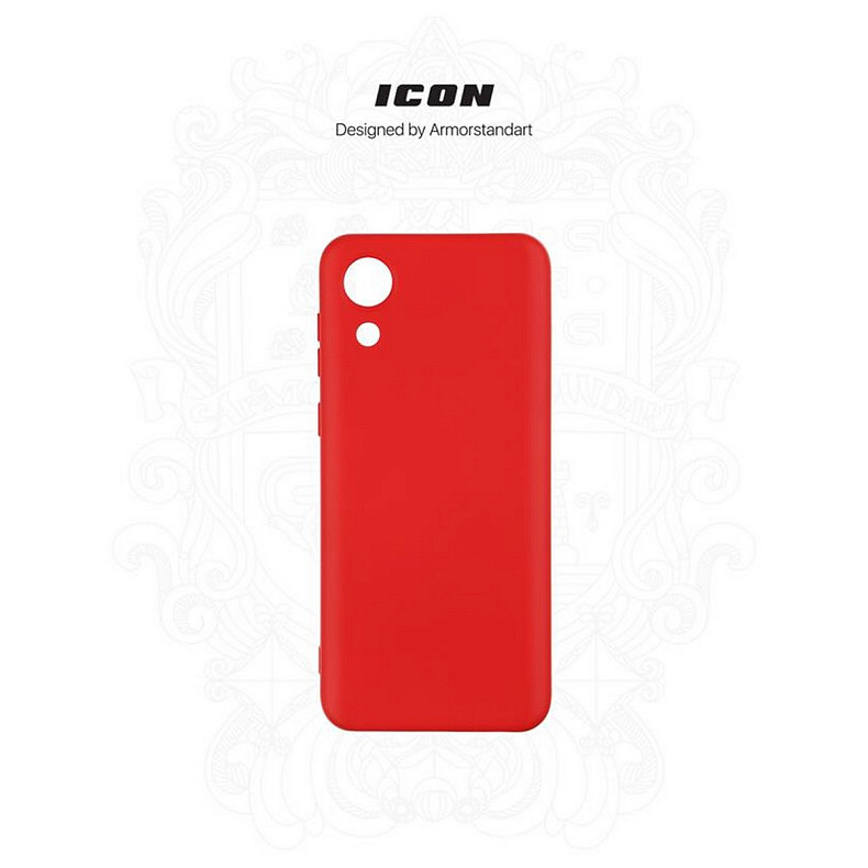 Чохол накладка Armorstandart Icon для Samsung Galaxy A03 Core SM-A032 Red (ARM60881)